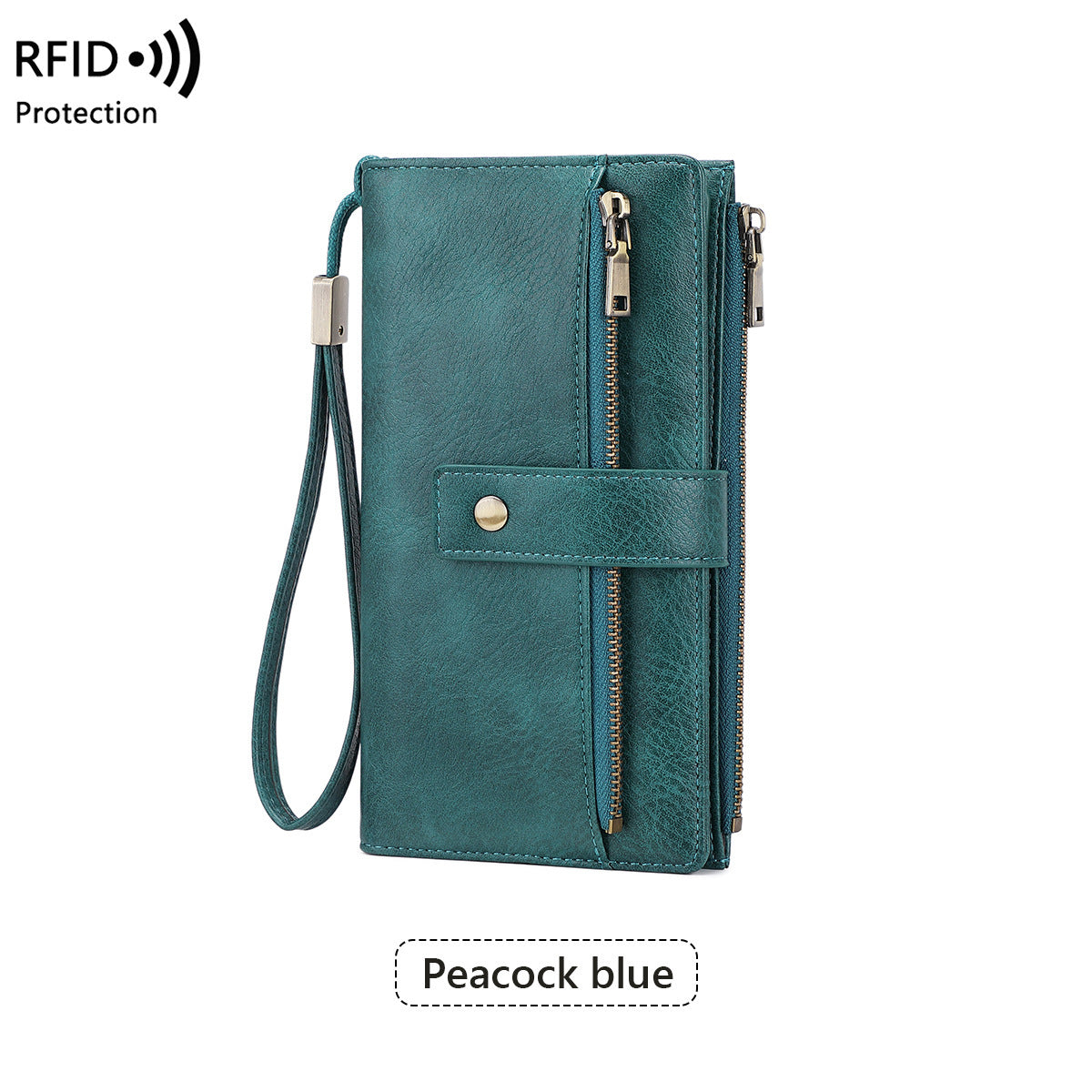 Women's Retro Fashion Clutch Multiple Slots Long Ladies Wallet