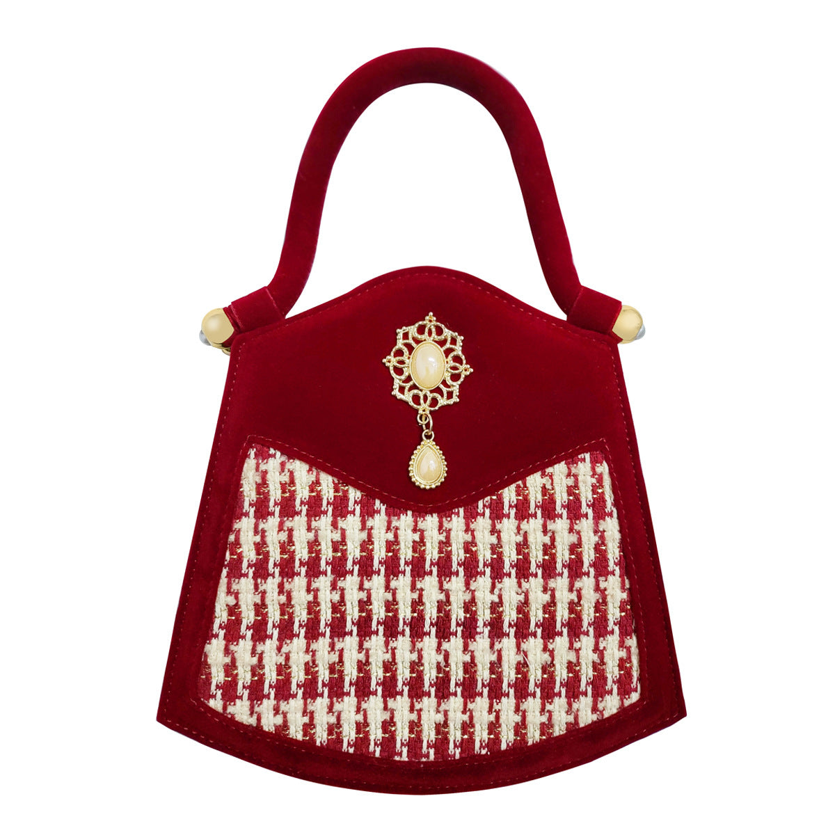 Women's Summer Red Wedding Capacity Hand Bridal Handbags