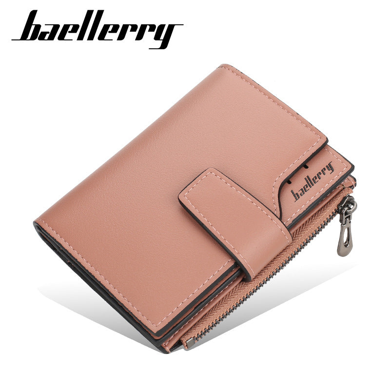 Women's High Sense Hasp Zipper Short Korean Ladies Wallet