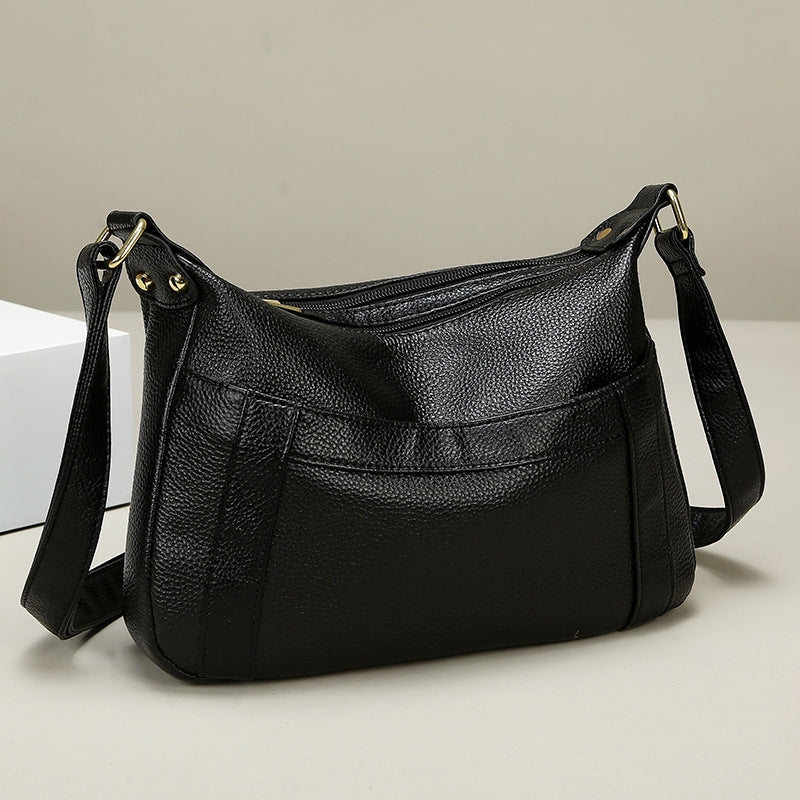 Women's Source Top Layer Cowhide Genuine Leather Crossbody Bags