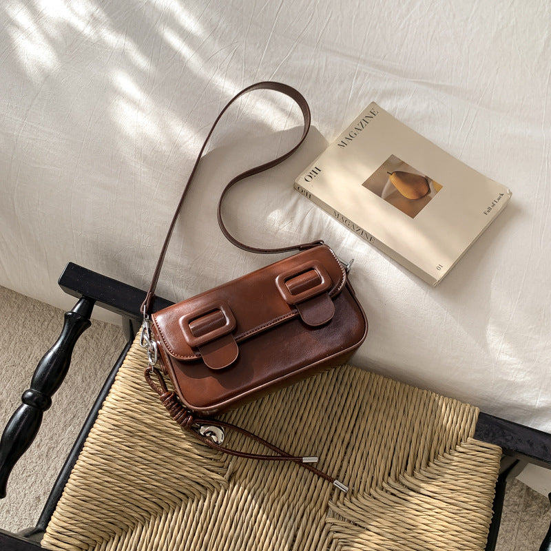 Winter Fashionable Simple Elegant Light Luxury Minority Texture Small Square Bags
