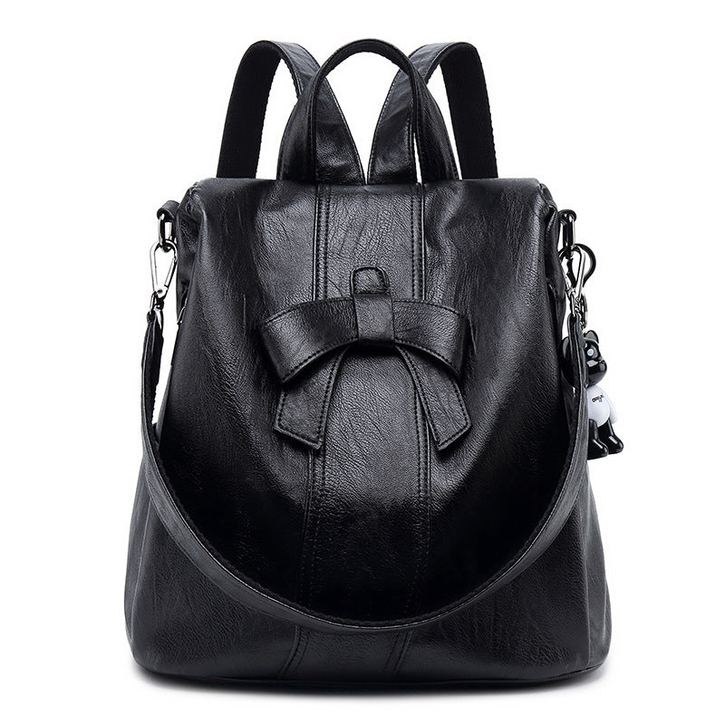 Women's Trendy Korean Fashion Multipurpose Cute Bow Backpacks