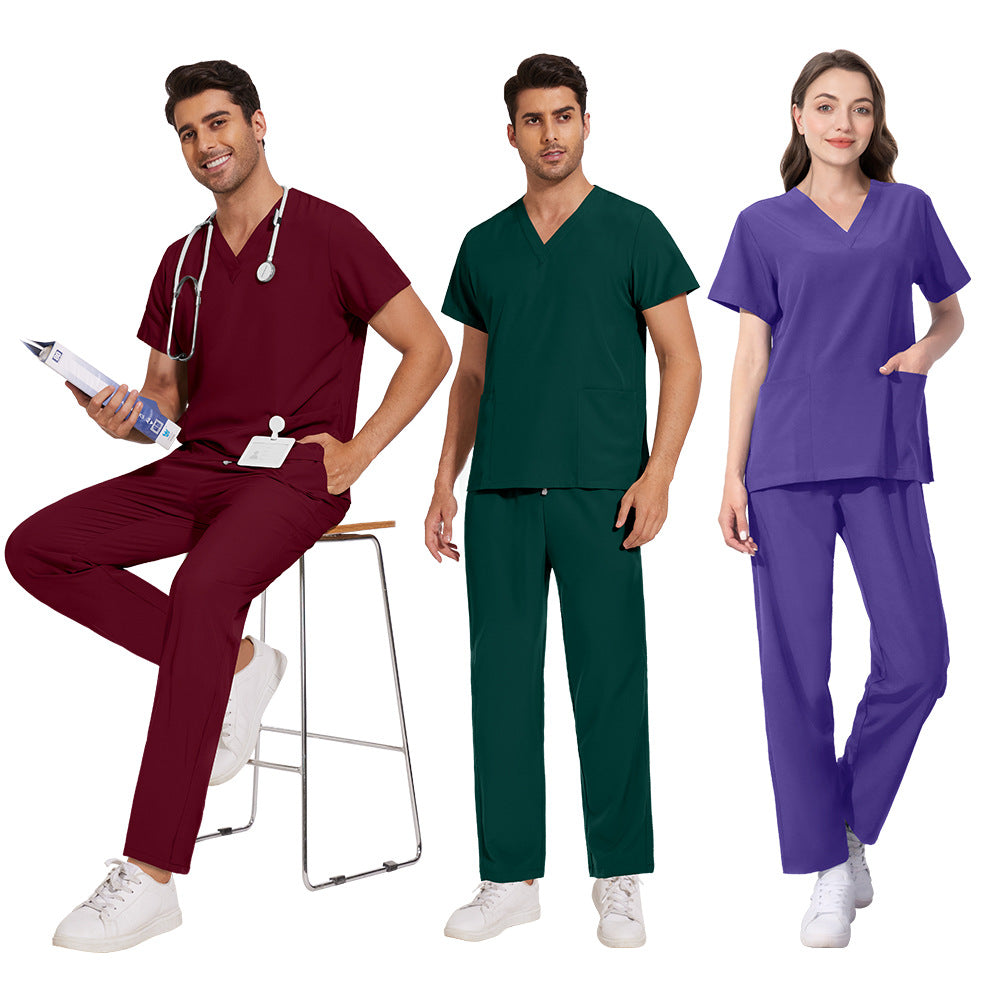 Women's & Men's & Style Solid Color Quick Drying Fabric Thin Uniform