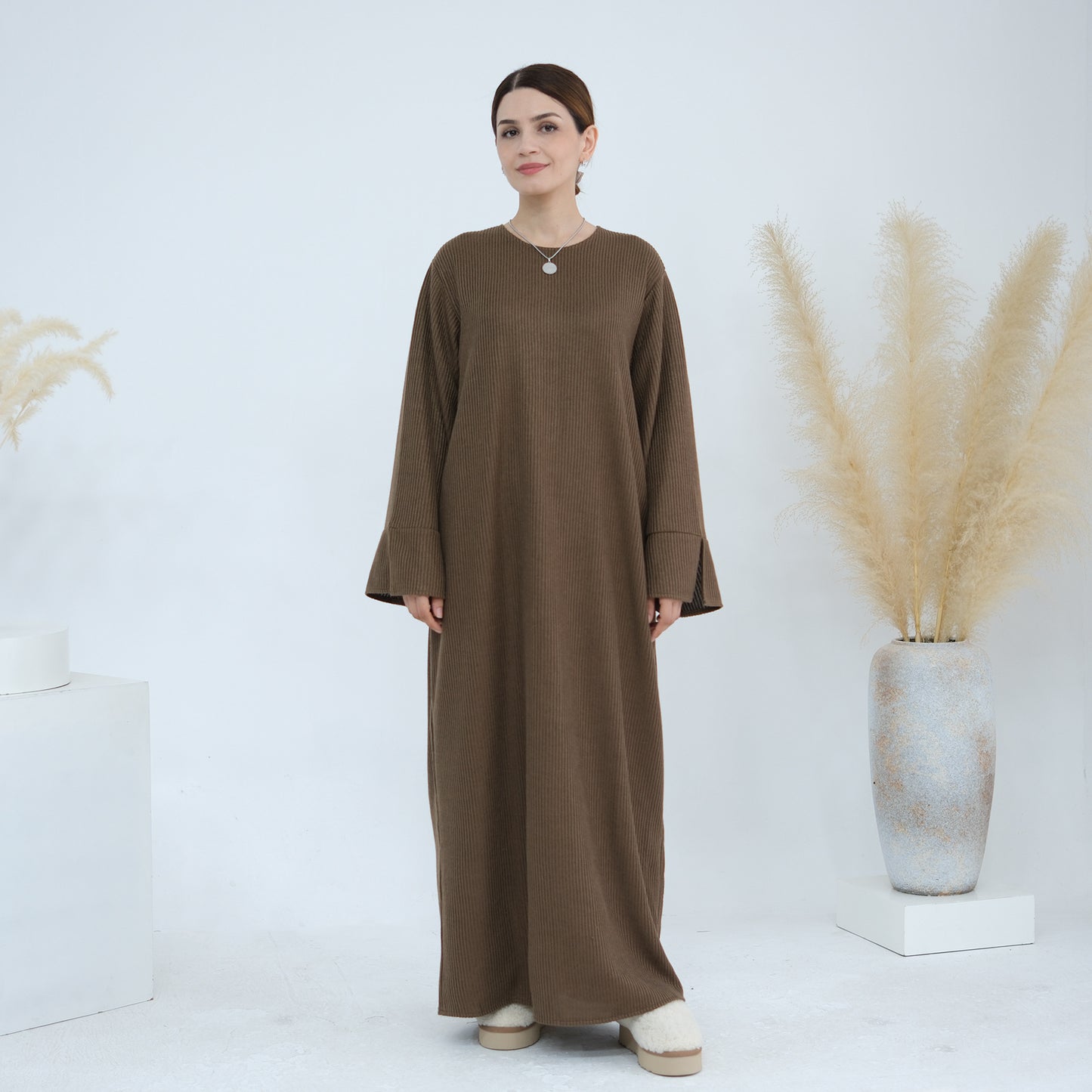Casual Comfortable Thickened Knitting Loose Dress Dresses