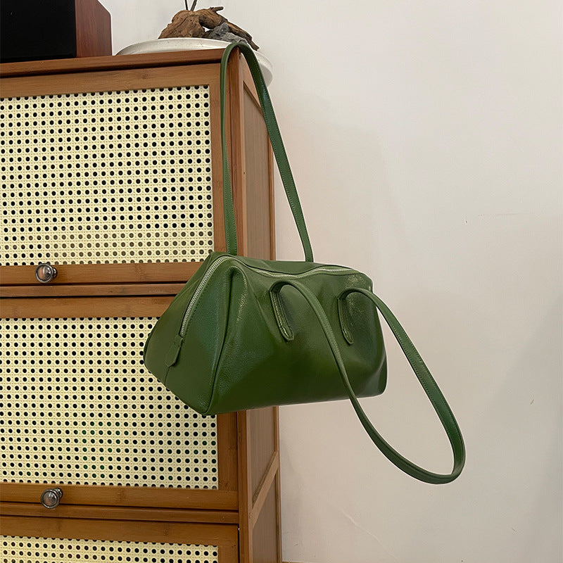 Women's Retro Niche High Sense Underarm Genuine Shoulder Bags