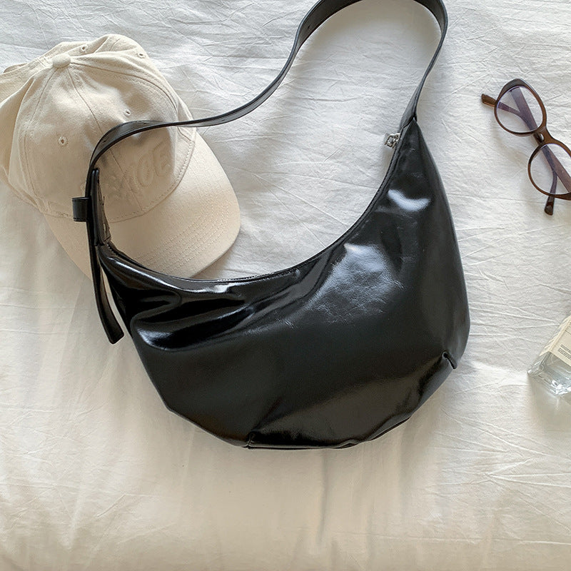 Women's Color Trendy Soft Leather Selenodont Daily Bags