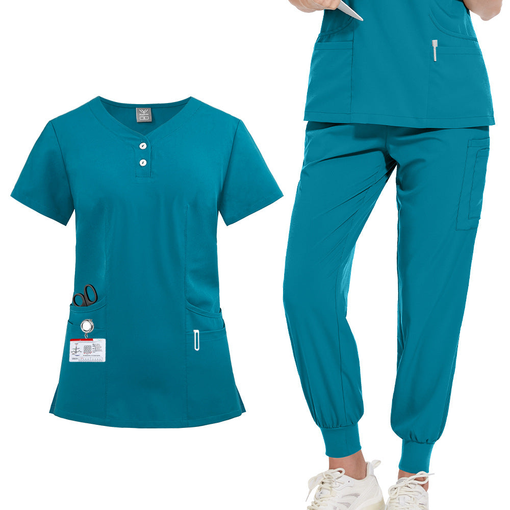Women's & Men's Doctors Nurses Hand Washing Solid Color Uniform