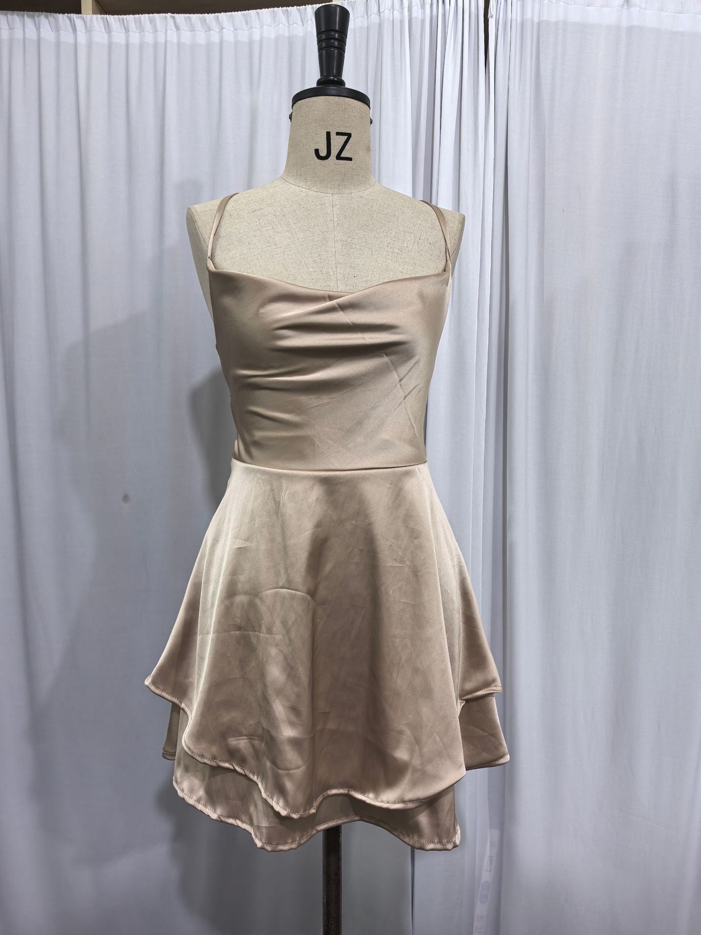 Women's Fashion Sexy Solid Color Sleeveless Halter Dresses