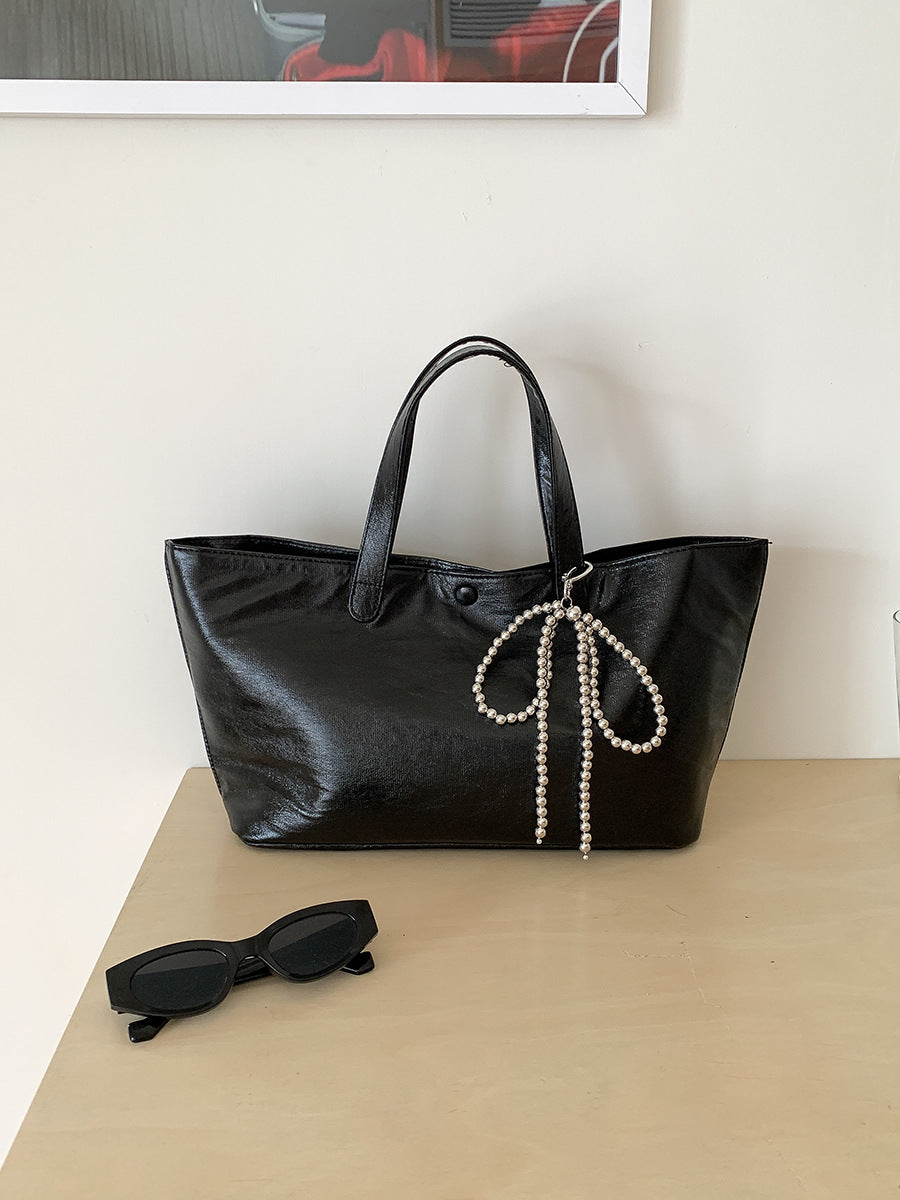 Women's Sense Simple Korean Style Niche Large Handbags