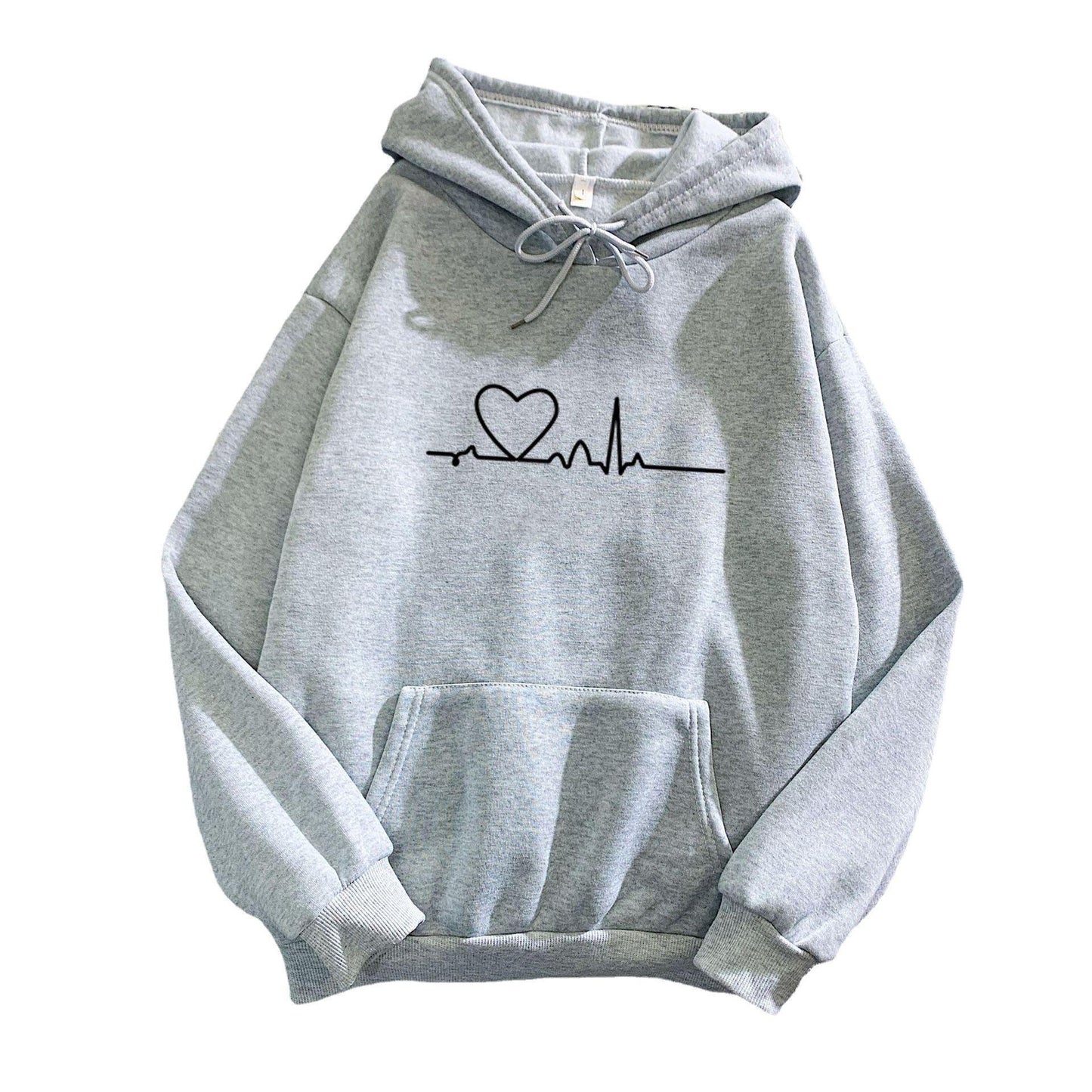 Glamorous Fleece-lined Hoodie Unisex Wear Loose Sweaters