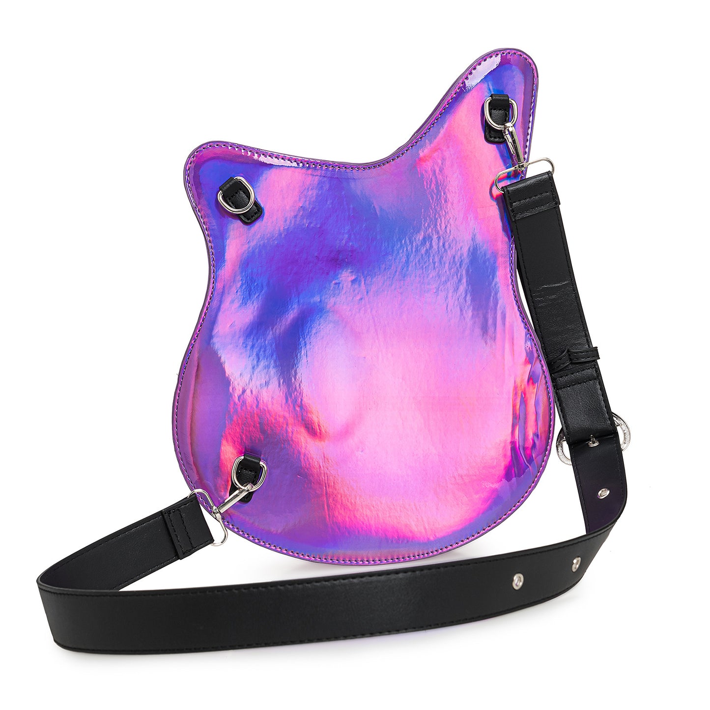 Guitar Cartoon Girly Fashion Laser Writing Sweet Crossbody Bags