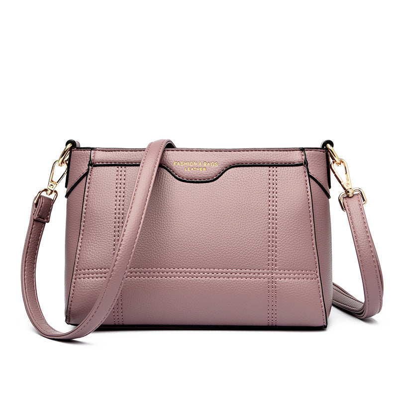 Women's Mother Graceful Soft Leather Elegant Crossbody Bags