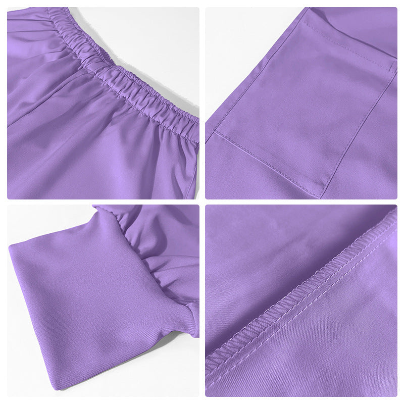 Oral Dentist Surgical Gown Female Split Undergarments Uniform