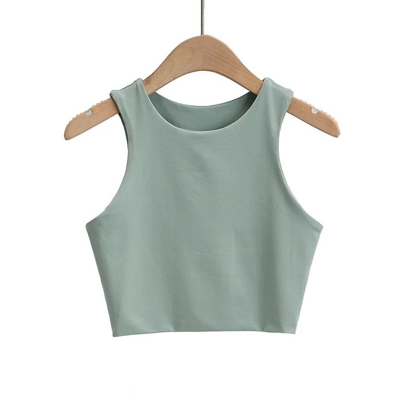 Women's Midriff Slim Fit Running Fitness Yoga Tops