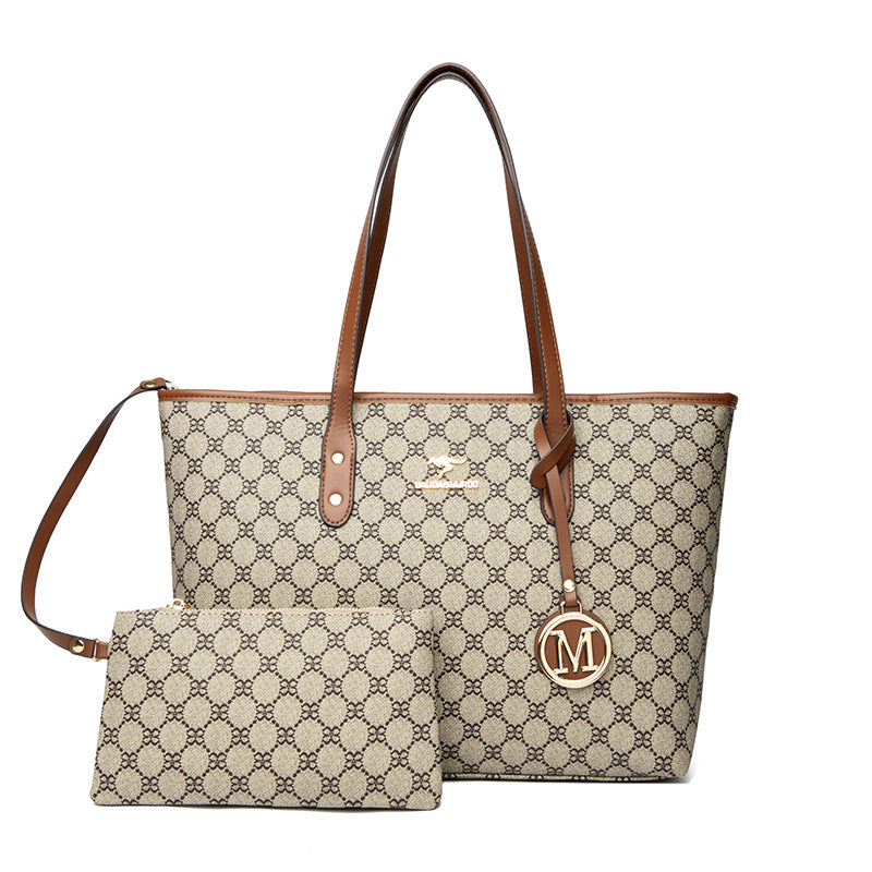 Women's Large Capacity Totes Simple Fashion Letter Handbags