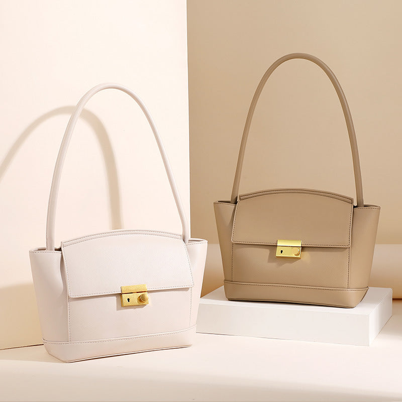Women's Texture High-grade Niche Design Female Fashion Shoulder Bags