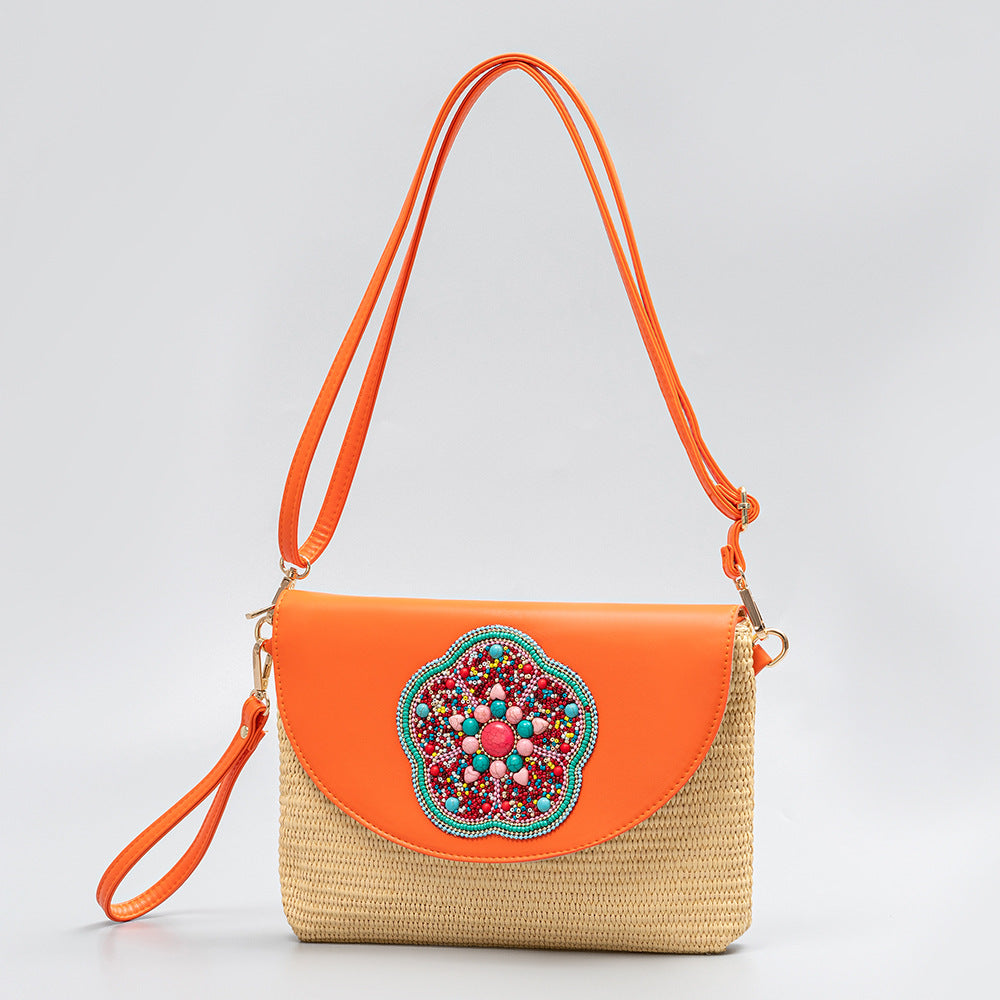 Women's Summer Straw Clutch High-grade Exquisite Woven Bags