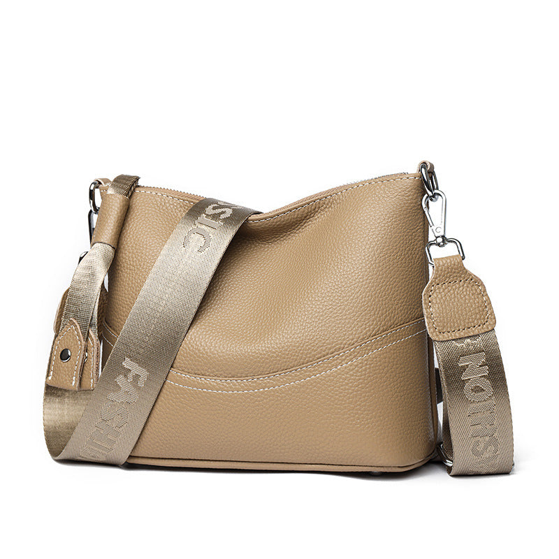 Women's Leather Underarm Simple Versatile Large Capacity Bags