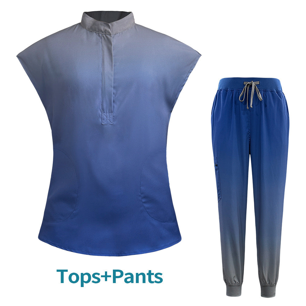 Women's & Men's & Undergarments Medical Work Uniforms Two-piece Frosted Uniform