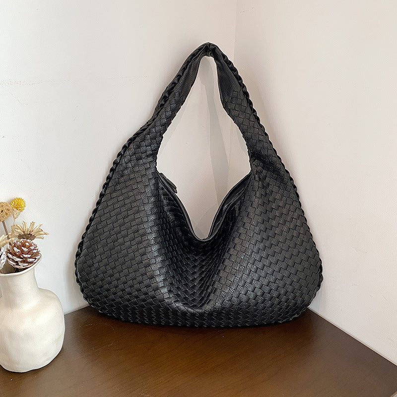 Women's Style High Sense Woven Elegant Underarm Bags