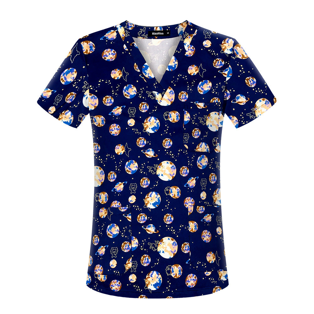 Women's & Men's & Hand Washing Clothes Brush T-shirt Uniform