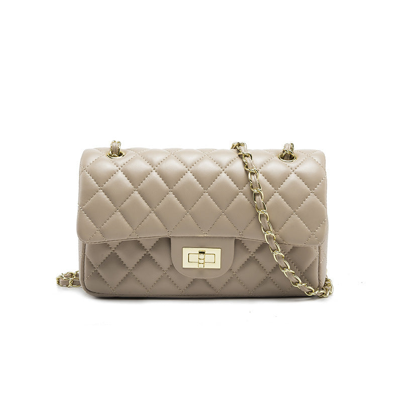 Women's Summer Chain Classic Style Diamond Solid Crossbody Bags