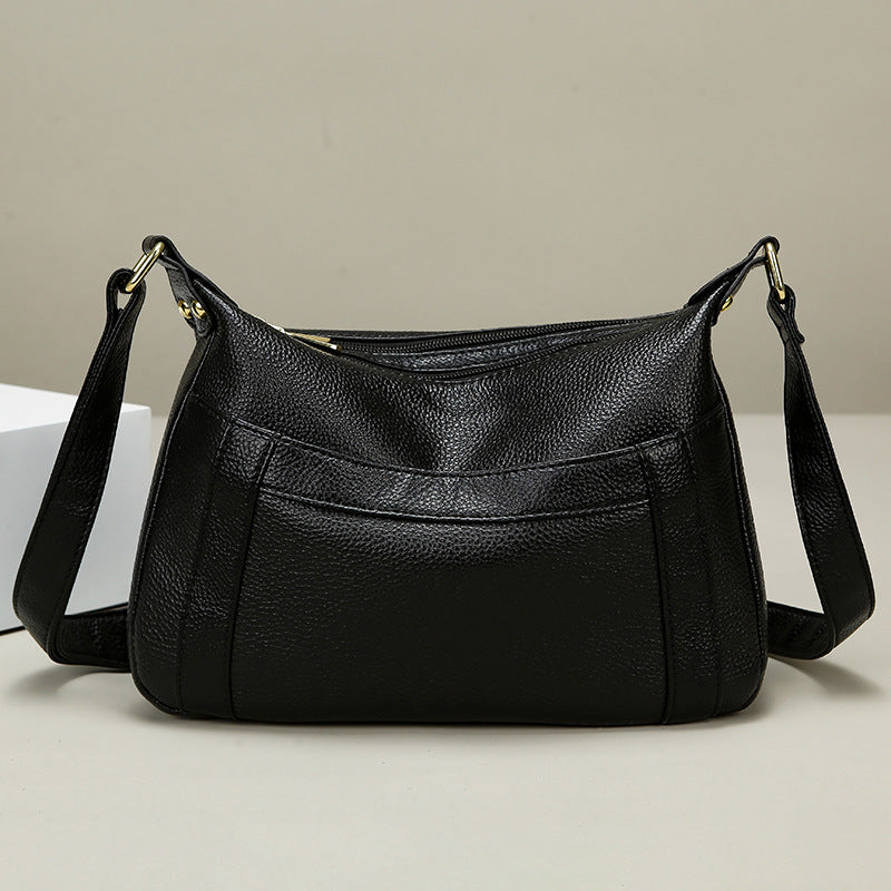 Women's Source Top Layer Cowhide Genuine Leather Crossbody Bags