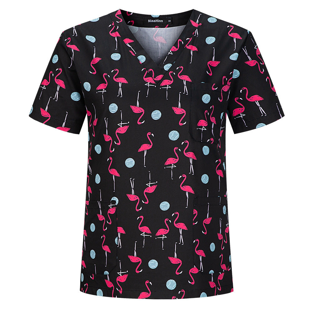 Women's & Men's & Hand Washing Clothes Brush T-shirt Uniform
