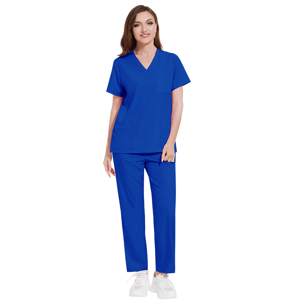 Multicolor Split Overalls Protective Business Work Clothes Technician's Uniform