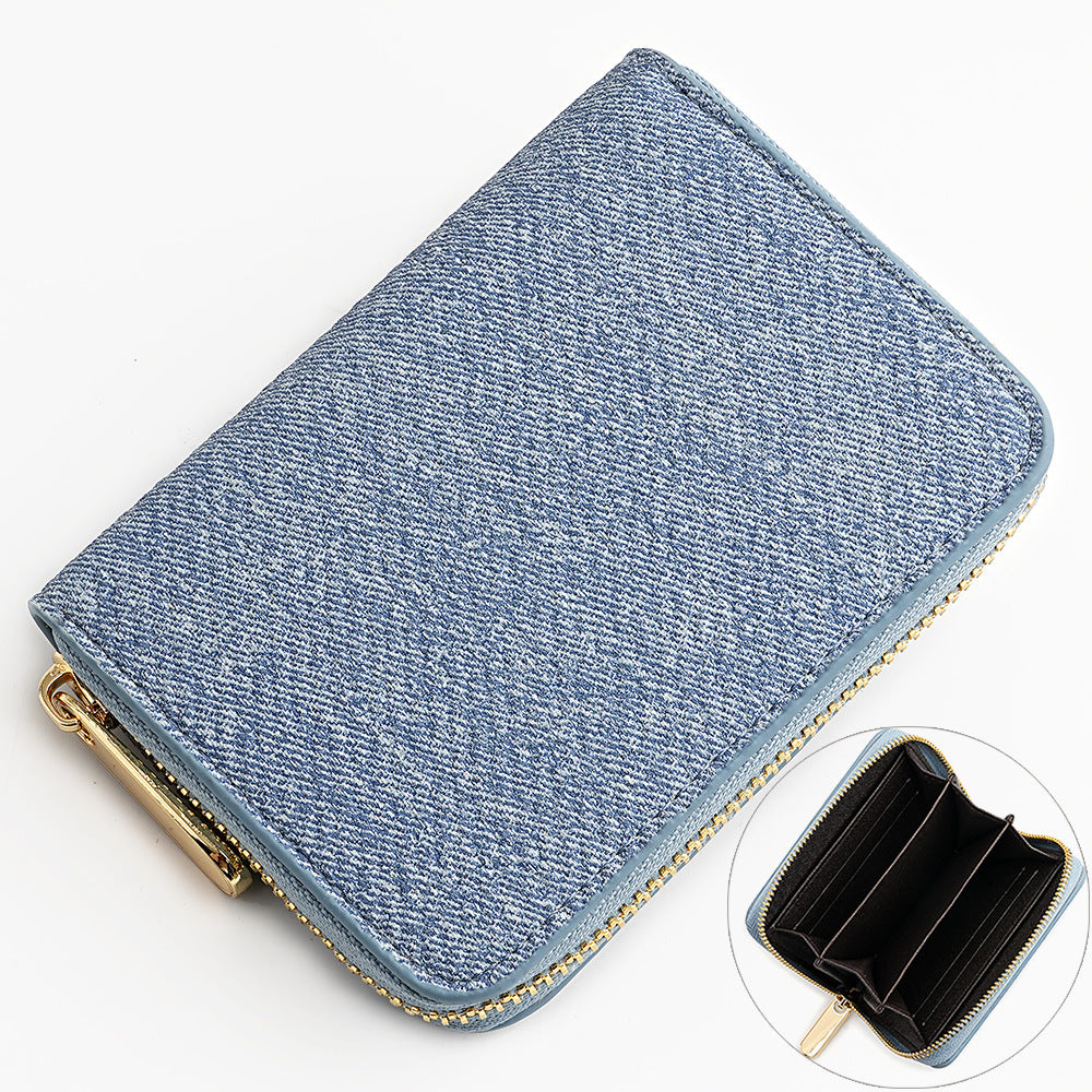 Beautiful Women's Short Clutch Cross Pattern Ladies Wallet