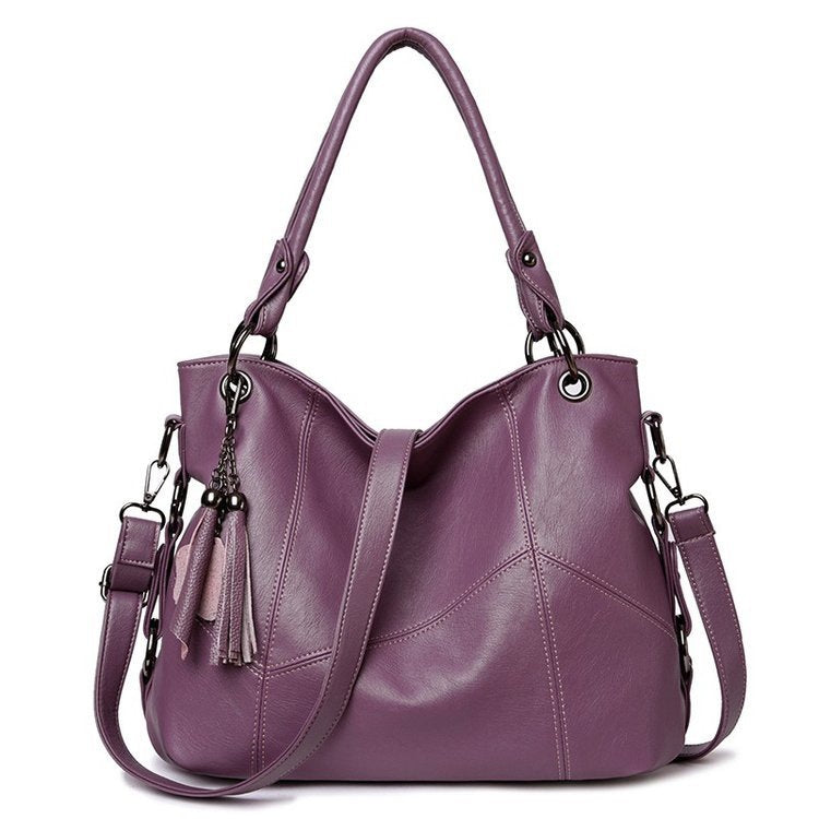 Women's Large Capacity Soft Leather Fashion Mother Shoulder Bags