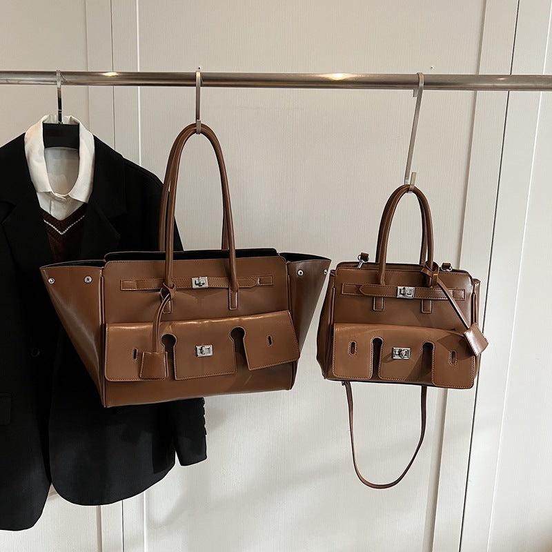 Retro Motorcycle Commuter Large Size Underarm Shoulder Bags