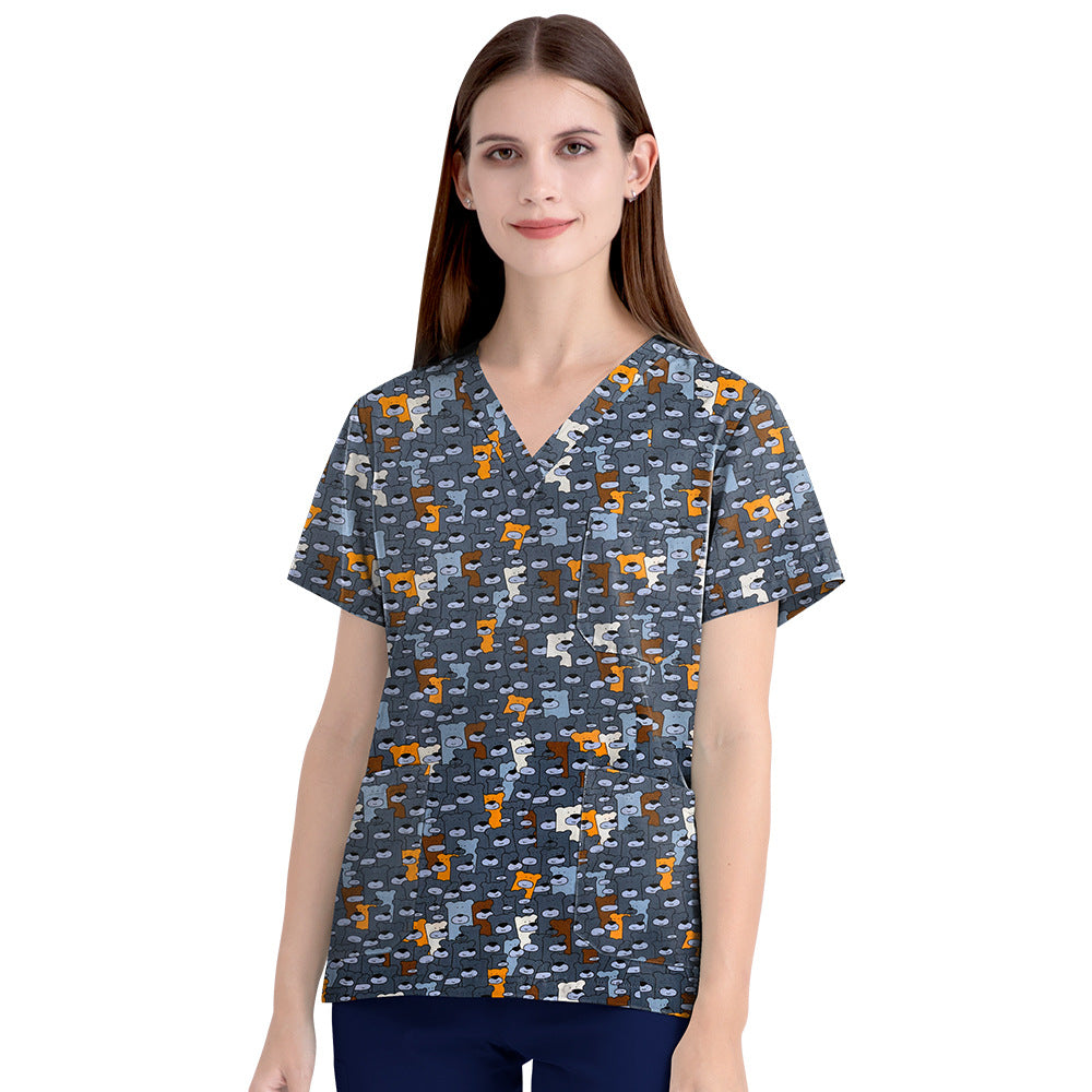 Women's & Men's Old Sister-in-law Split Outfit Work Clothes Cloth Uniform