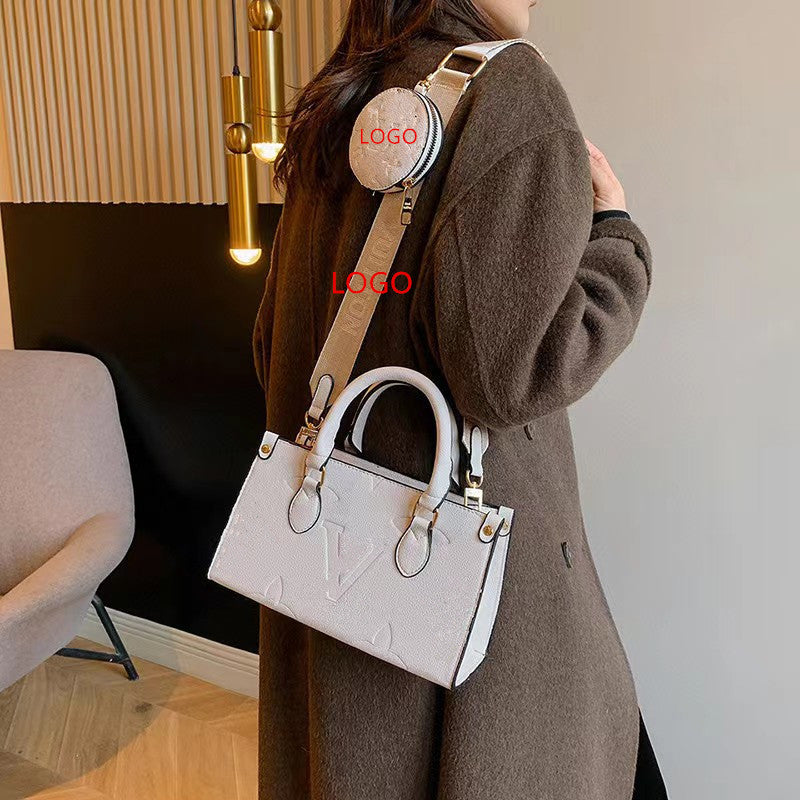 Women's Mini Embossed Large Capacity Portable Tote Bags