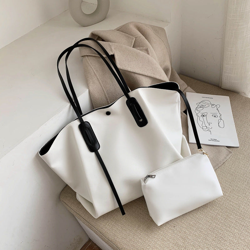 Women's Advanced Texture Large Capacity Fashion Korean Style Women's Shoulder Bag