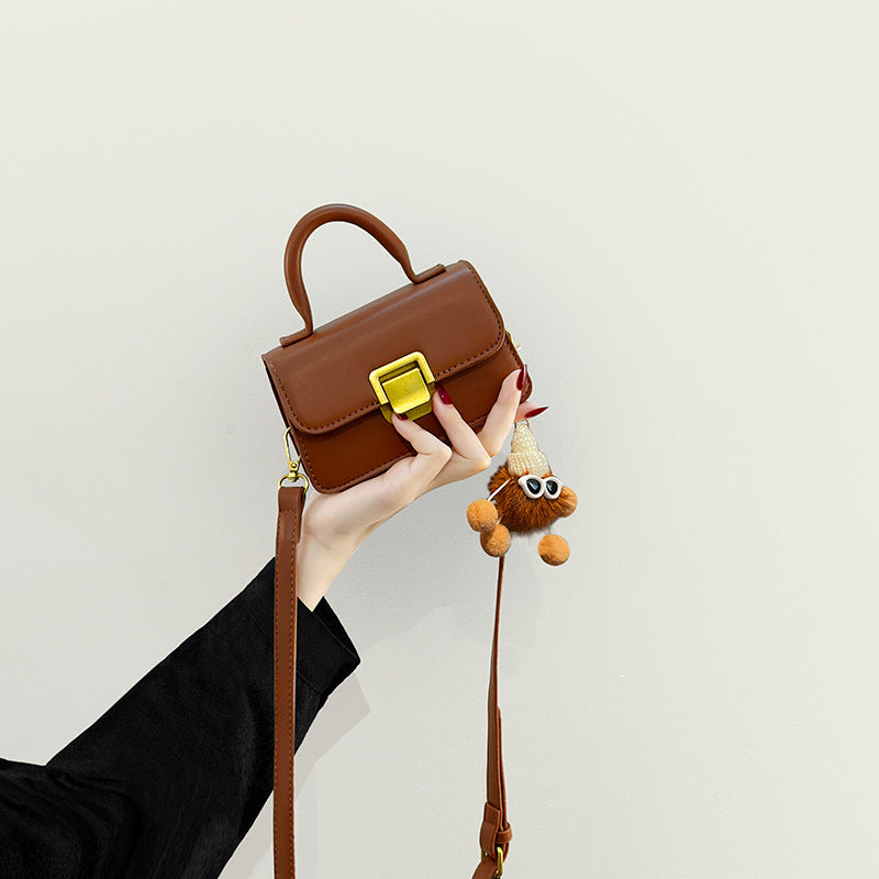 Women's Pretty Popular Mini Texture Portable Small Square Bags
