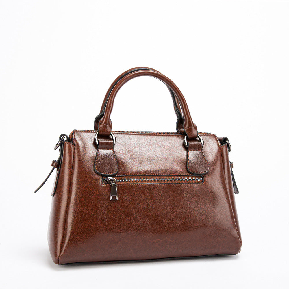 Women's Genuine Leather Retro Fashion Trendy Shoulder Bags