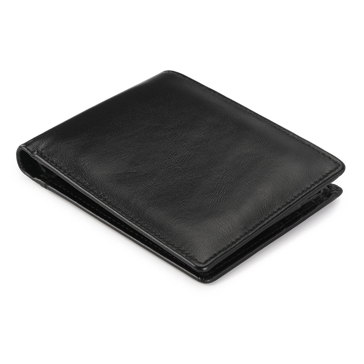 Men's Simple First Layer Cowhide Horizontal Hinge Driving License Men's Wallets