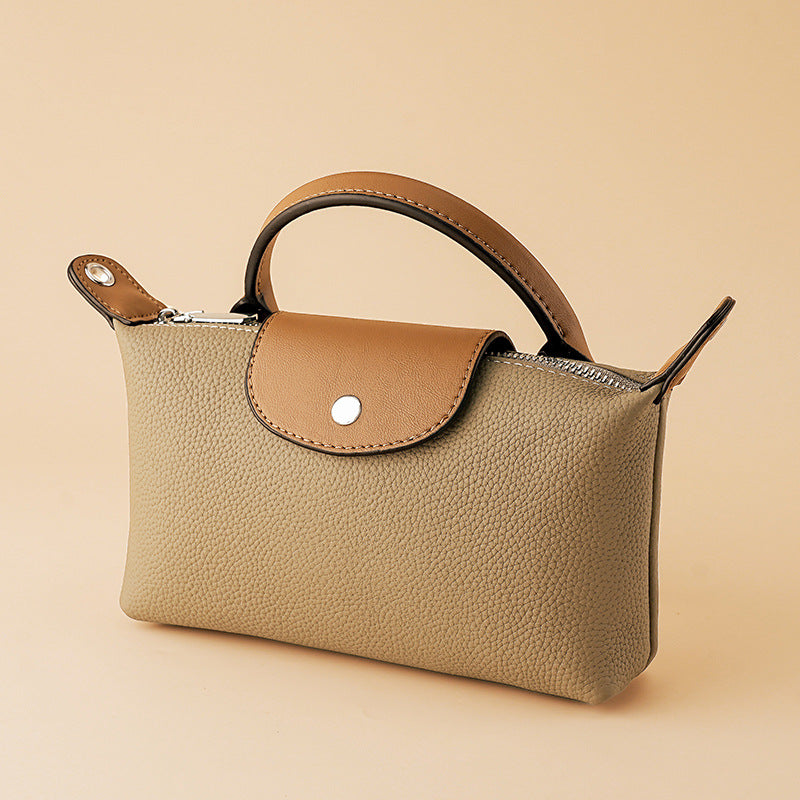 Women's Light Luxury Minority First Layer Leather Purses