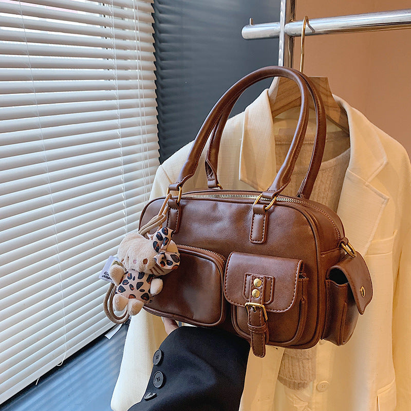 Women's Retro Commuter Large Capacity Fashion Niche Crossbody Bags