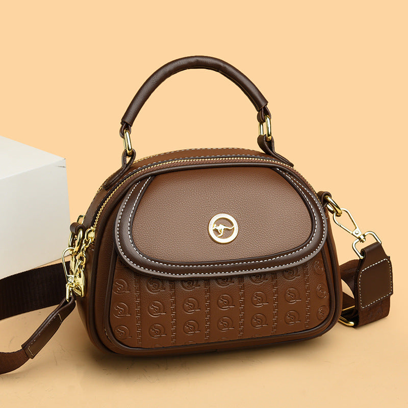 Women's Fashion Contrast Color Versatile Large Capacity Crossbody Bags