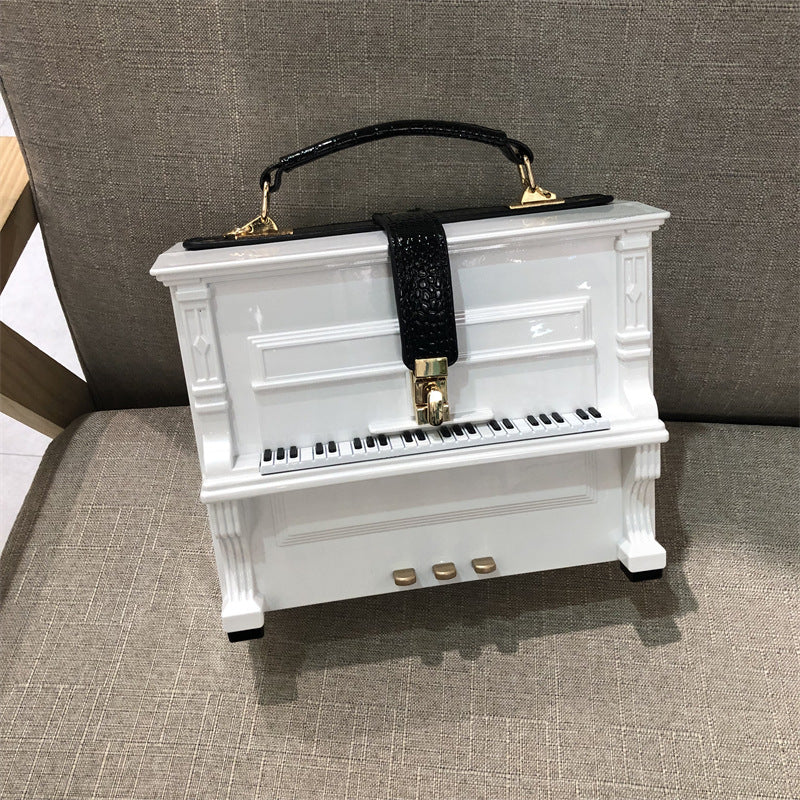 Women's Unique Trendy Piano Acrylic Box Handbags