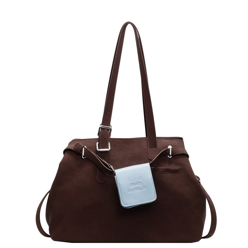 Women's Retro Large Capacity Fashion Korean Style Shoulder Bags