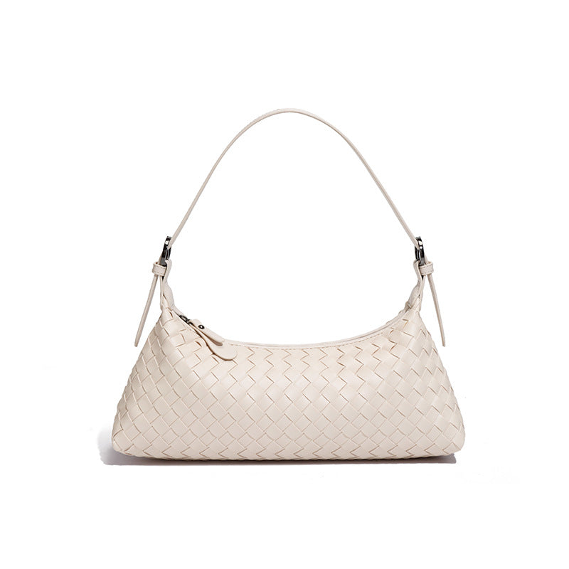 Women's Woven High-grade Fashionable Underarm Baguette Bags