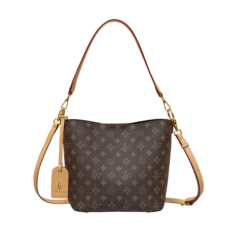 Women's Genuine Leather Large Capacity Commuter Underarm Women's Messenger Bag