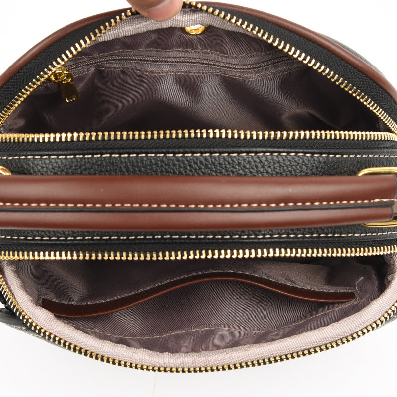 Women's Leather Trendy Versatile Large Capacity Practical Crossbody Bags