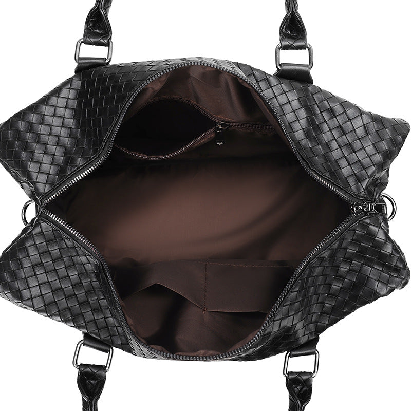 Woven Portable Large Capacity Hand-held Business Travel Bags