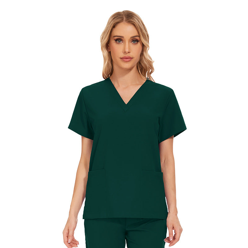 Elastic T-shirt Work Clothes Summer Thin Uniform