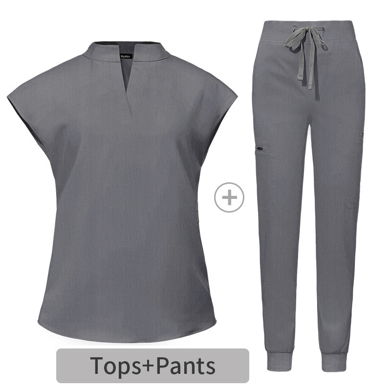 Beauty Salon Surgeon Stand Collar Comfortable Uniform