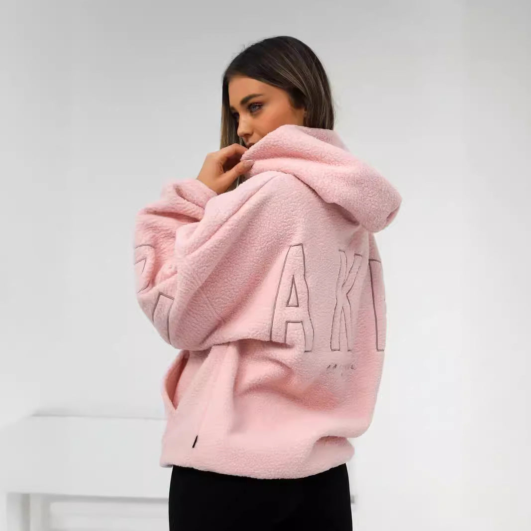 Unique Fleece Embroidery Clothes Trendy Thickened Sweaters